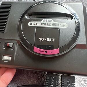 Sega Genesis 16 Bit Console With Controllers And Built In Games - Make an offer!